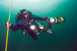 Curso Instructor de Buceo tecnico PADI, TecRec